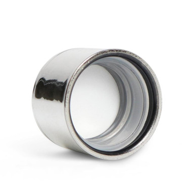 22mm Metallic Silver CR Cap [400 per Case] [CAP ONLY]