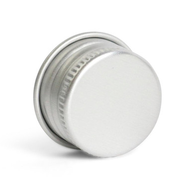 22mm Silver Aluminum Non-CR Cap [400 per Case] [CAP ONLY]