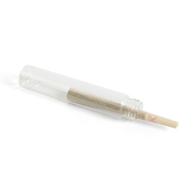 115mm Clear Glass Tube - Fits 22mm Cap - Child-Resistant - [400 per Case] [TUBE ONLY]
