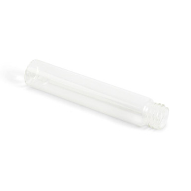 115mm Clear Glass Tube - Fits 22mm Cap - Child-Resistant - [400 per Case] [TUBE ONLY]