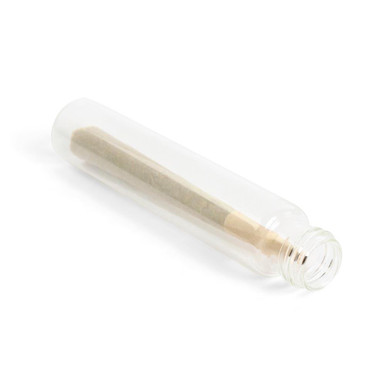 115mm Clear Glass Tube - Fits 22mm Cap - Child-Resistant - [400 per Case] [TUBE ONLY]