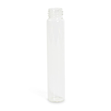 115mm Clear Glass Tube - Fits 22mm Cap - Child-Resistant - [400 per Case] [TUBE ONLY]