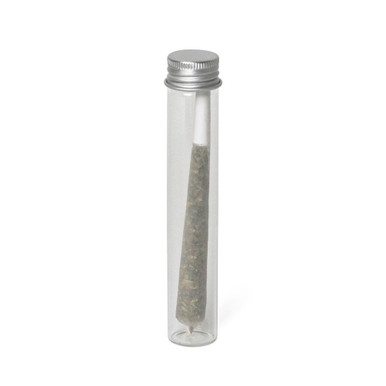 115mm Clear Glass Tube - Non Child Resistant [400 per Case] [TUBE ONLY]