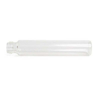 115mm Clear Glass Tube - Non Child Resistant [400 per Case] [TUBE ONLY]