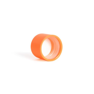 22mm Matte Orange Smooth Child Resistant Cap [400 per Case] [CAP ONLY]