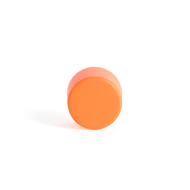 22mm Matte Orange Smooth Child Resistant Cap [400 per Case] [CAP ONLY]