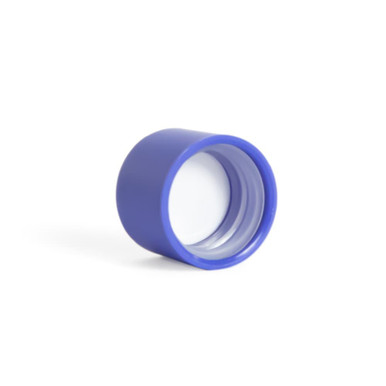 22mm Matte Blue Smooth Child Resistant Cap [400 per Case] [CAP ONLY]