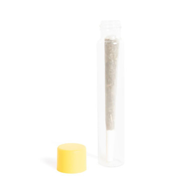 22mm Matte Yellow Smooth Child Resistant Cap [400 per Case] [CAP ONLY]
