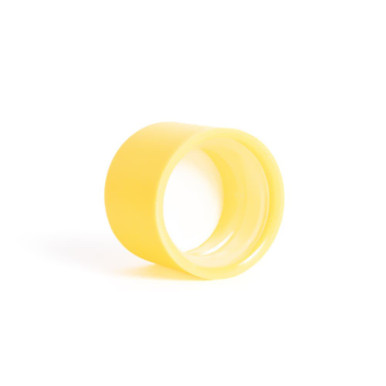 22mm Matte Yellow Smooth Child Resistant Cap [400 per Case] [CAP ONLY]