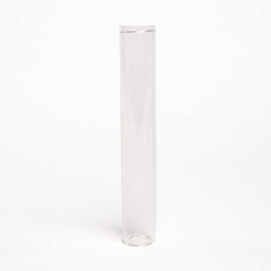 125mm Single-Width Cork Tube - Clear Glass [400 per Case] [TUBE ONLY]