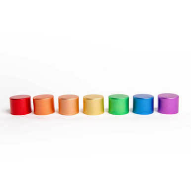 22mm Gold Alumite CR Cap [400 per Case] [CAP ONLY]