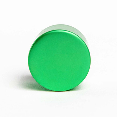 22mm Green Alumite CR Cap [400 per Case] [CAP ONLY]