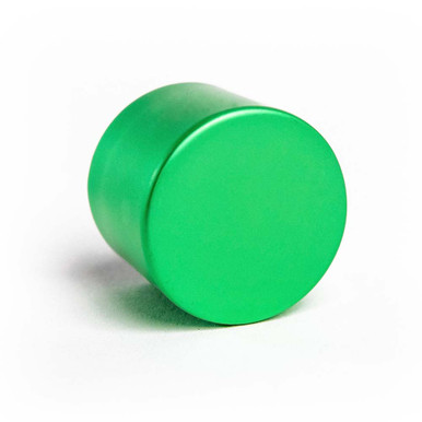 22mm Green Alumite CR Cap [400 per Case] [CAP ONLY]