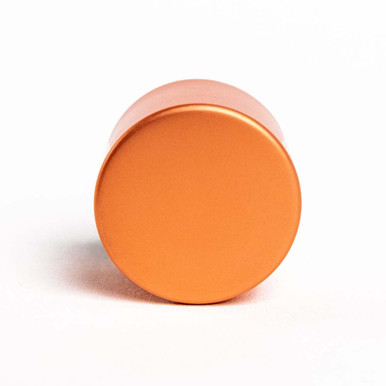 22mm Orange Alumite CR Cap [400 per Case] [CAP ONLY]