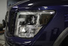 Smoked Headlight Amber Delete Overlays - Smoke Tint | 2016-2019 Nissan Titan XD