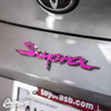 Rear Supra Badge Emblem Overlay (Choose Your Color) | 2020-2021 Toyota Supra