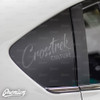 Crosstrek Culture Rear Quarter Window Decal | 2018-2022 Subaru Crosstrek