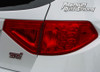 2008-2014 Subaru WRX & STI Hatchback Red Tail Light Tint Overlays Full