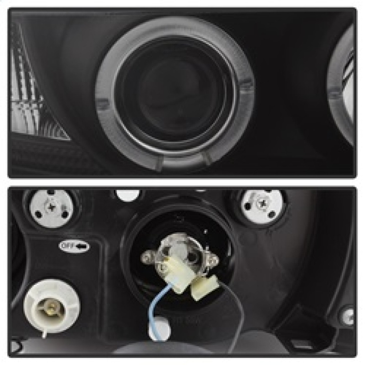 Spyder BMW Z3 96-02 Projector Headlights LED Halo Black High