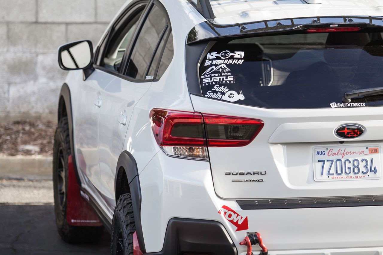 2018 2020 Crosstrek Xv Smoked Tail Light Overlay Option S Premium Auto Styling