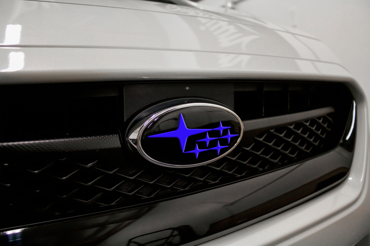 custom subaru emblem overlay