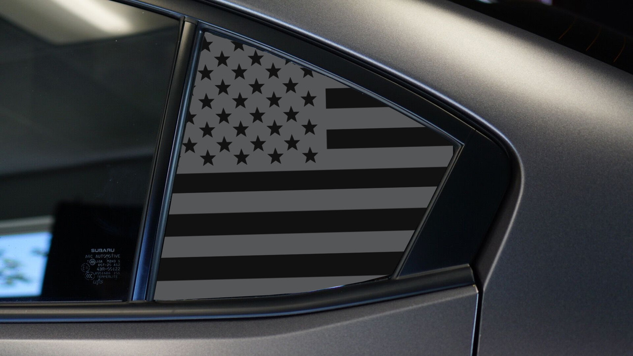 American Flag Quarter Window Decal 2015 2019 Wrx Sti