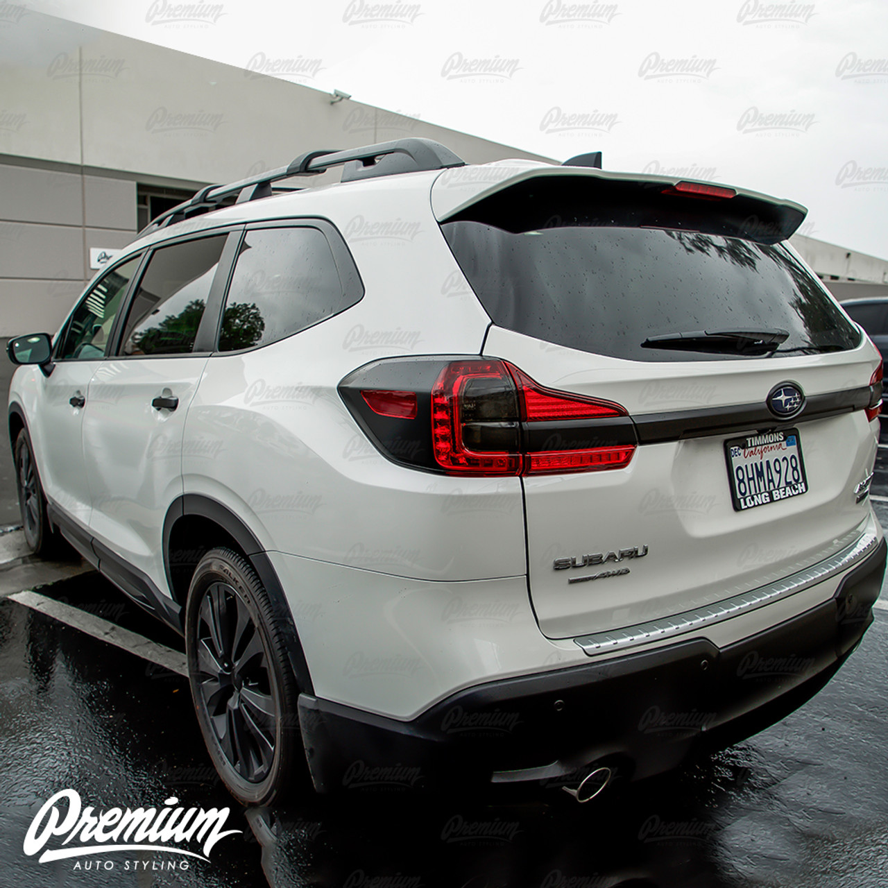 Trunk Trim Chrome Delete Satin Black Vinyl Overlay 2019 2021 Subaru Ascent Premium Auto Styling
