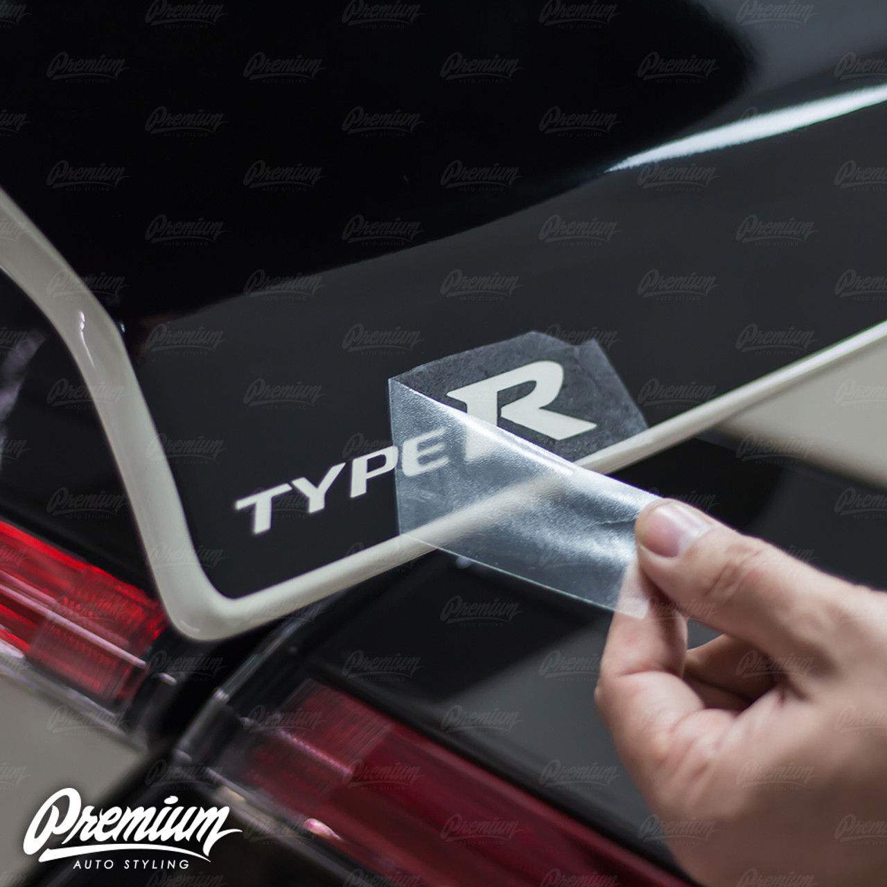 Wing End Plate With Type R Logo Cut Out Gloss Black 16 21 Honda Civic Type R Premium Auto Styling Wing End Plate With Type R Logo Cut Out Gloss Black 16 21 Honda Civic Type R Premium Auto Styling