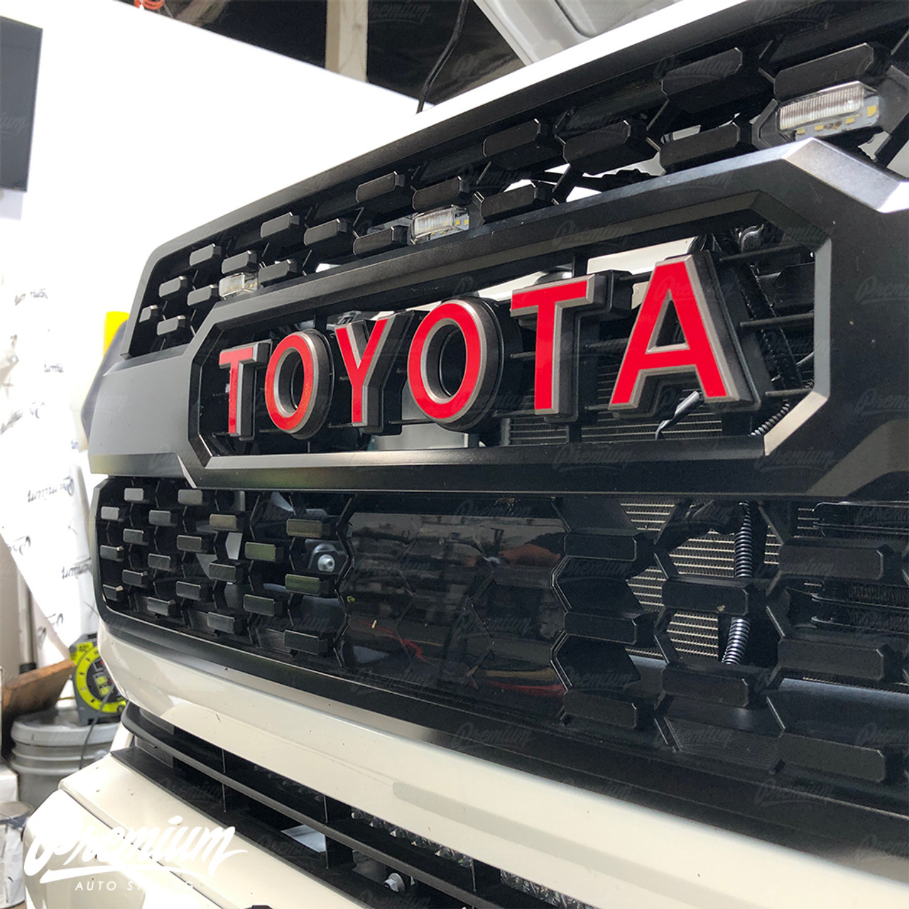 TRD Pro Grille Lettering Vinyl Overlays - Multiple Colors Available