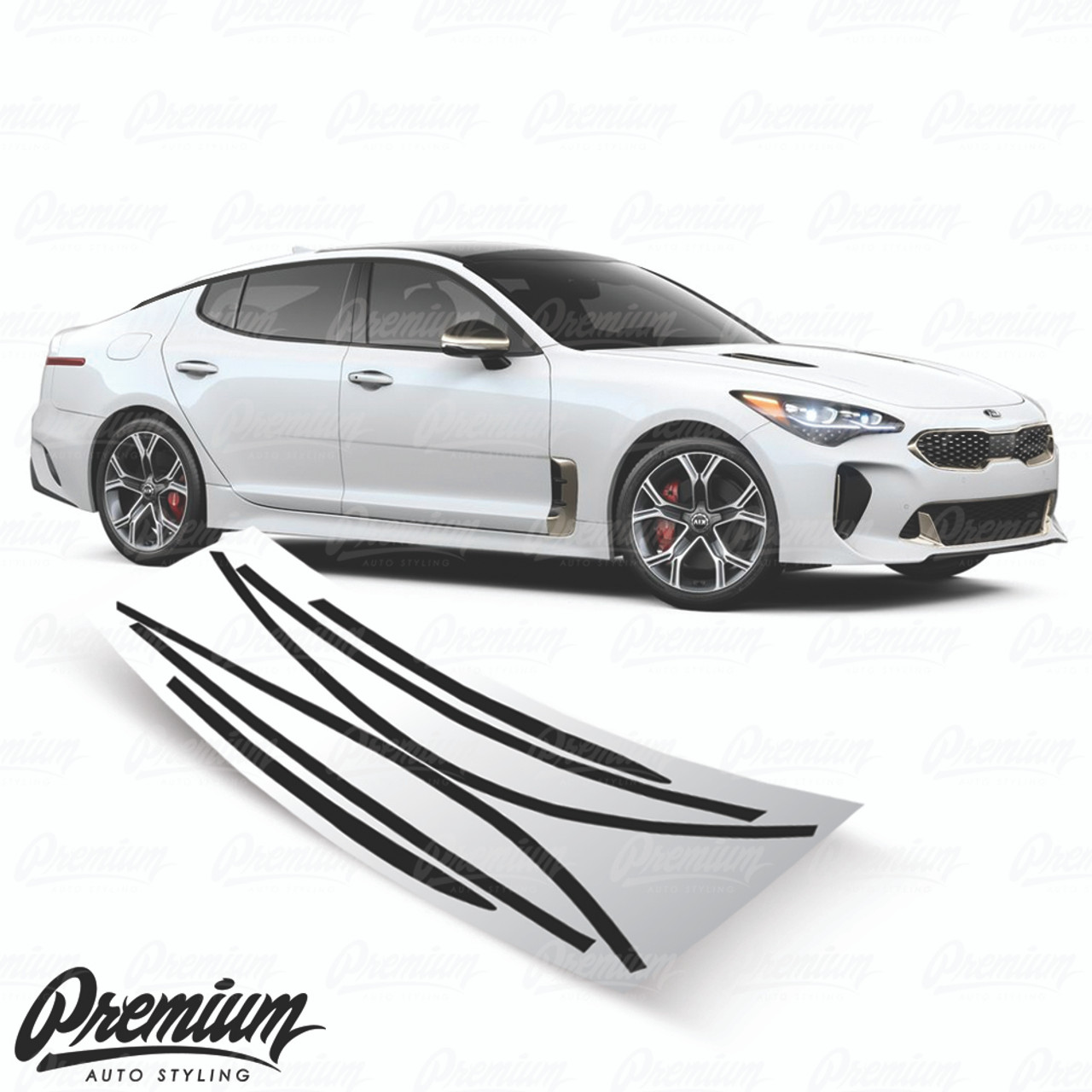 Window Trim Chrome Delete Vinyl Overlay 
