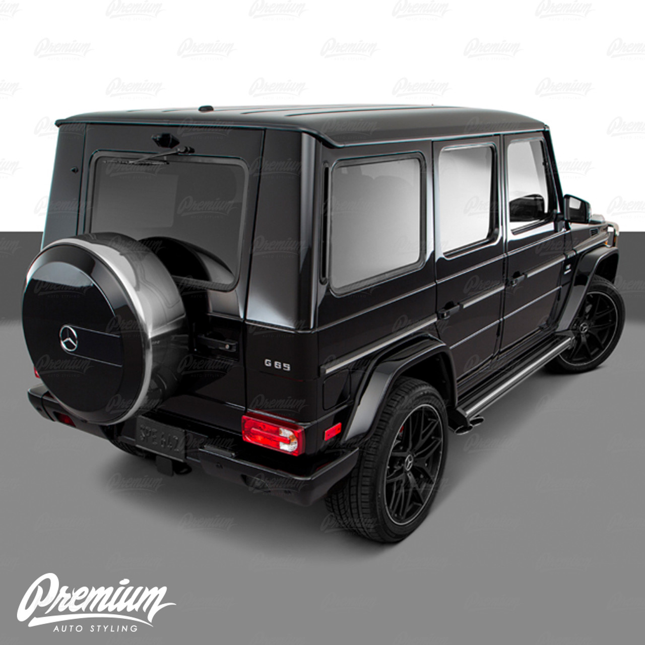 Rear Reflector And Reverse Light Overlay Smoke Tint 18 Mercedes G Wagon G Class Amg63 Premium Auto Styling