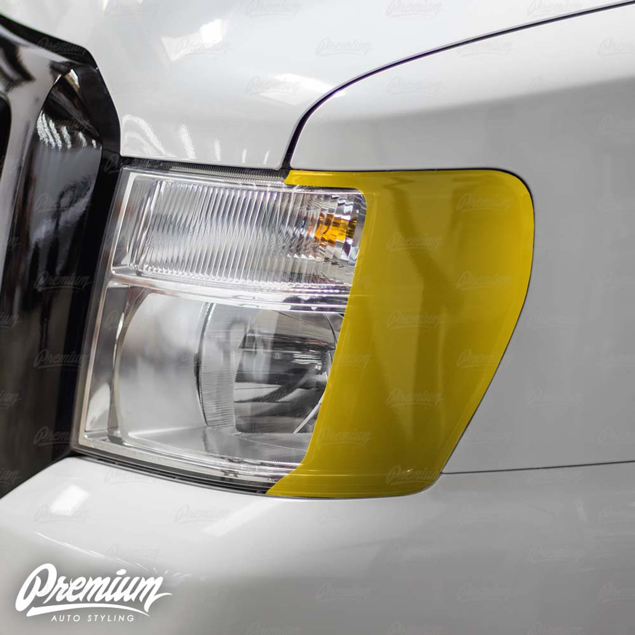 Headlight Amber Delete Vinyl Overlay - Dark Smoke Tint | 2012-2021