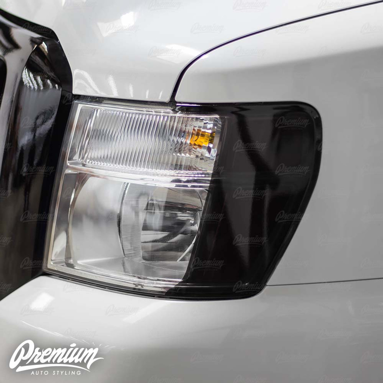 Headlight Amber Delete Vinyl Overlay - Dark Smoke Tint | 2012-2021