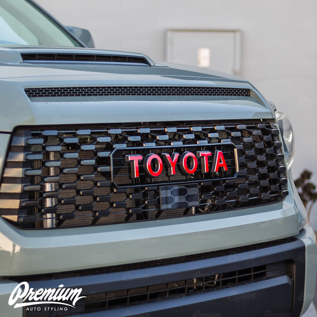 Trd Pro Grille Lettering Vinyl Overlays Multiple Colors Available Toyota Tundra 18 21 Premium Auto Styling