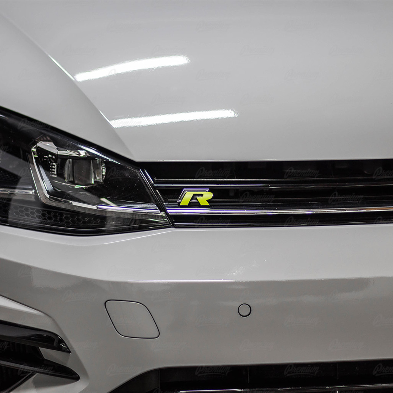 15 19 Volkswagen Golf R R Emblem Overlay Set Premium Auto Styling 15 19 Volkswagen Golf R R Emblem Overlay Set Premium Auto Styling