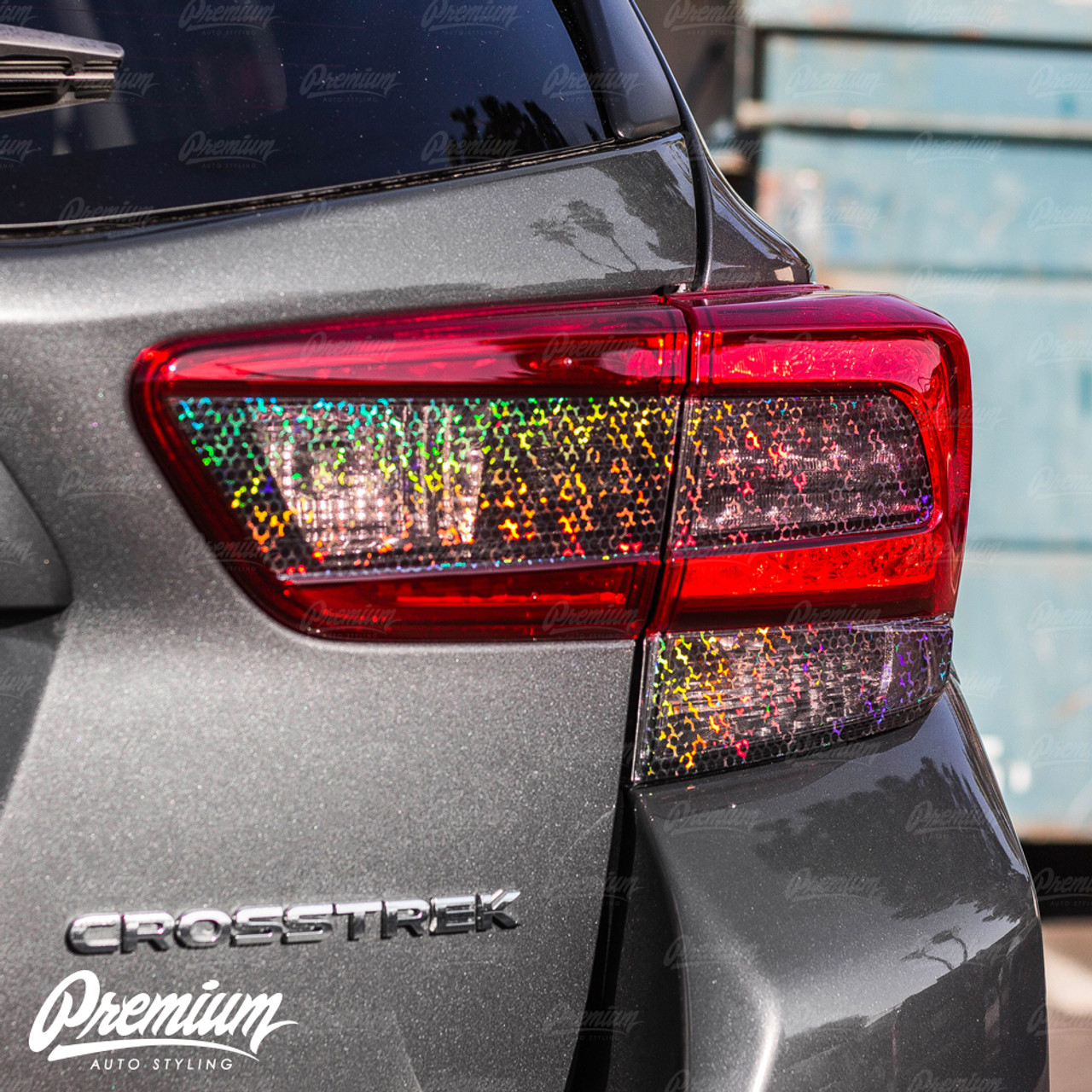 Tail Light Tint Overlay Kit -Smoke Bio Hex | 2018-2022 Crosstrek