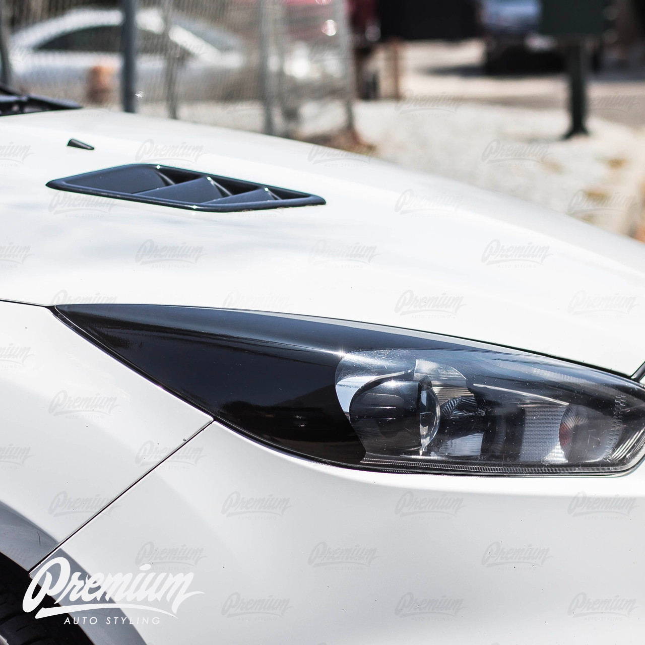 Headlight Amber Delete Overlays w/ Eyelid| 2015-2019 Ford Focus ST