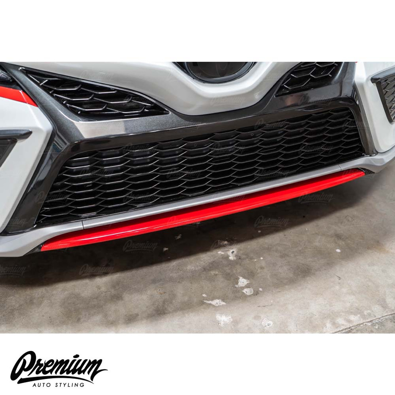 Front Lip Pre-Cut Vinyl Overlay - Select Color | 2018-2021 Toyota