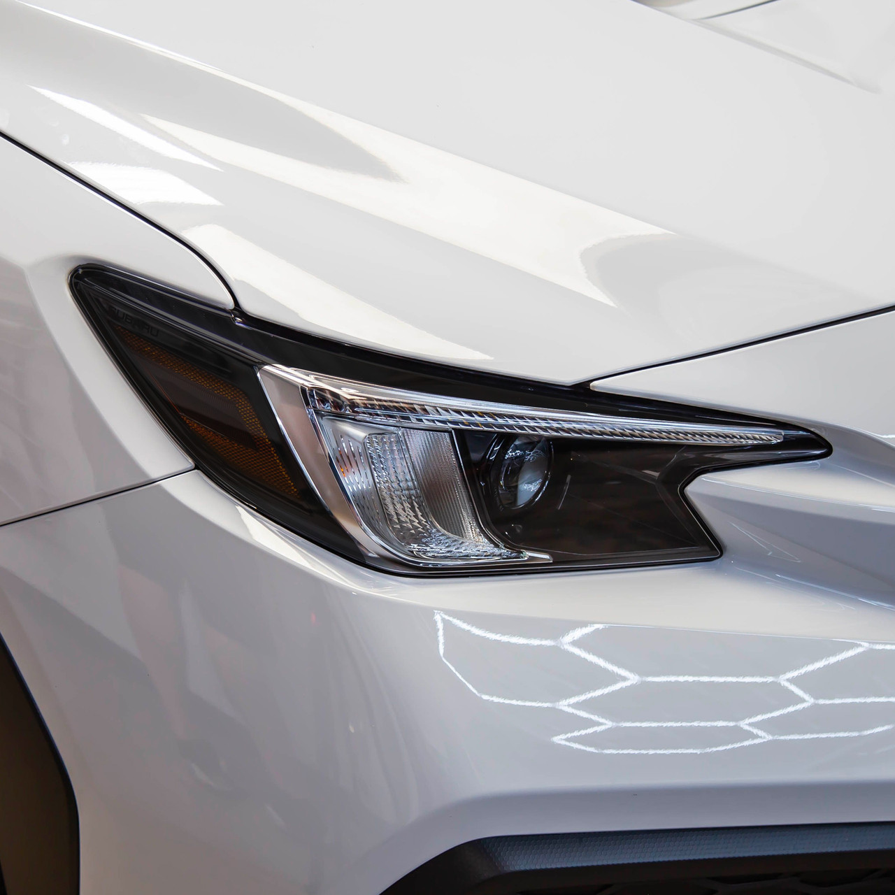 Headlight Cover Car Stickers Carbon Fiber Headlights Long Life UV Resistant