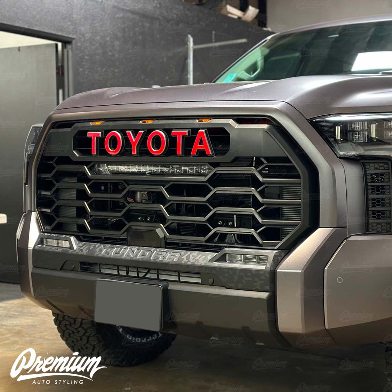 TRD Pro Grille Lettering Vinyl Overlays Multiple Colors Available