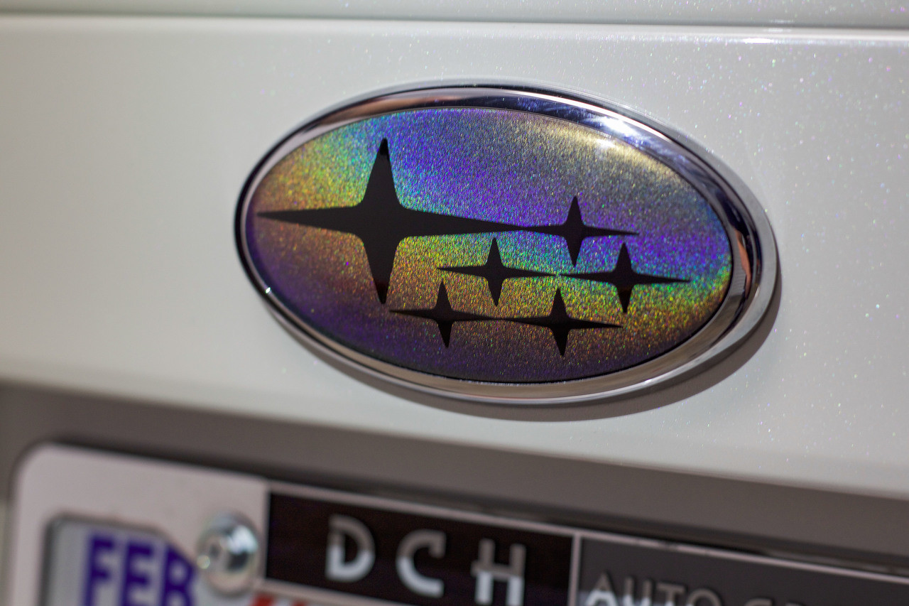 subaru emblem overlay custom