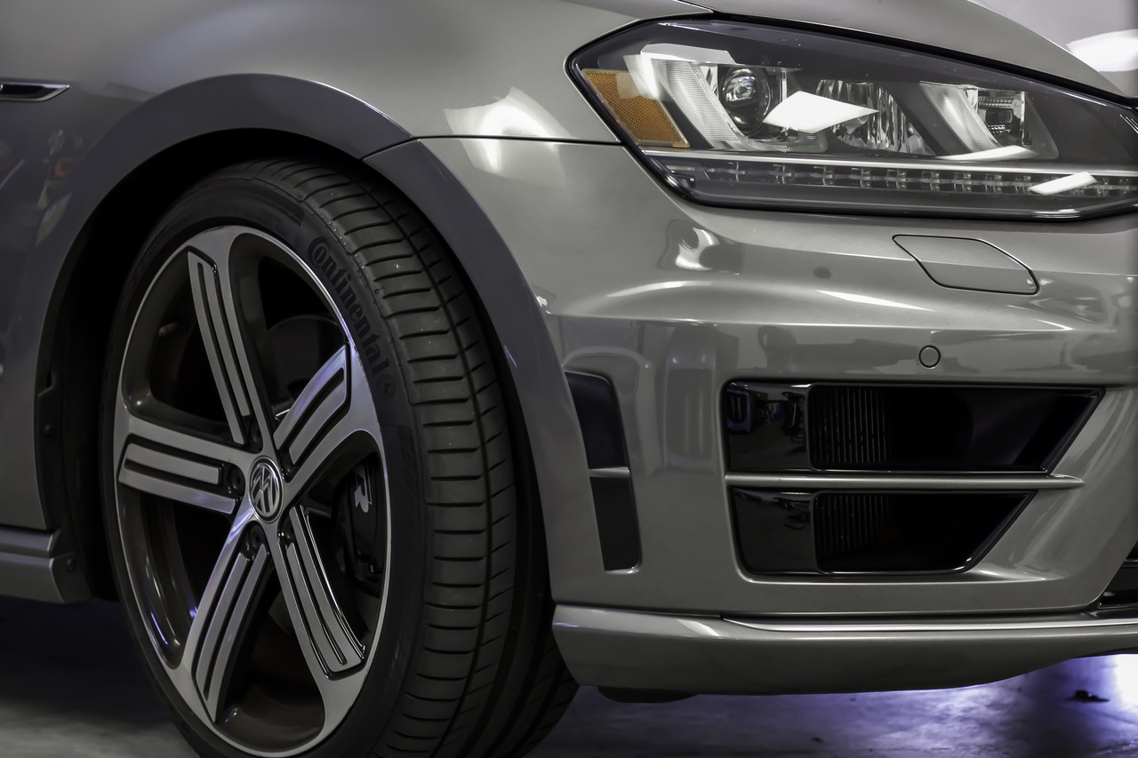 Front Bumper Accent Overlay 14 17 Volkswagen Golf R Mk7 Premium Auto Styling Front Bumper Accent Overlay 14 17 Volkswagen Golf R Mk7 Premium Auto Styling
