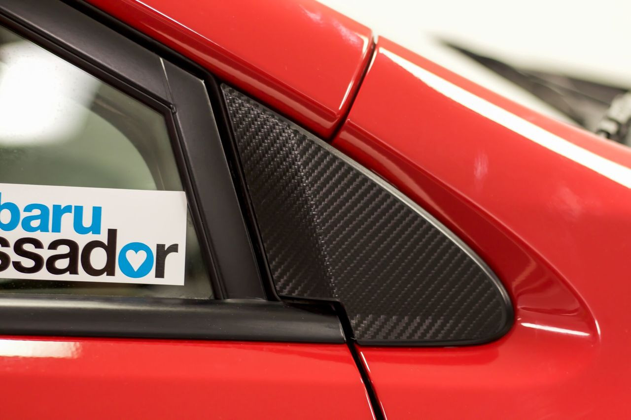 For 2012-2017 Subaru XV Crosstrek Carbon Fiber Rear Window Strip Protection Trim