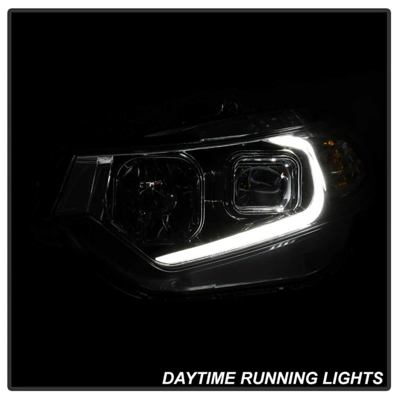 xTune 09-14 Acura TSX Projector Headlights - Light Bar DRL