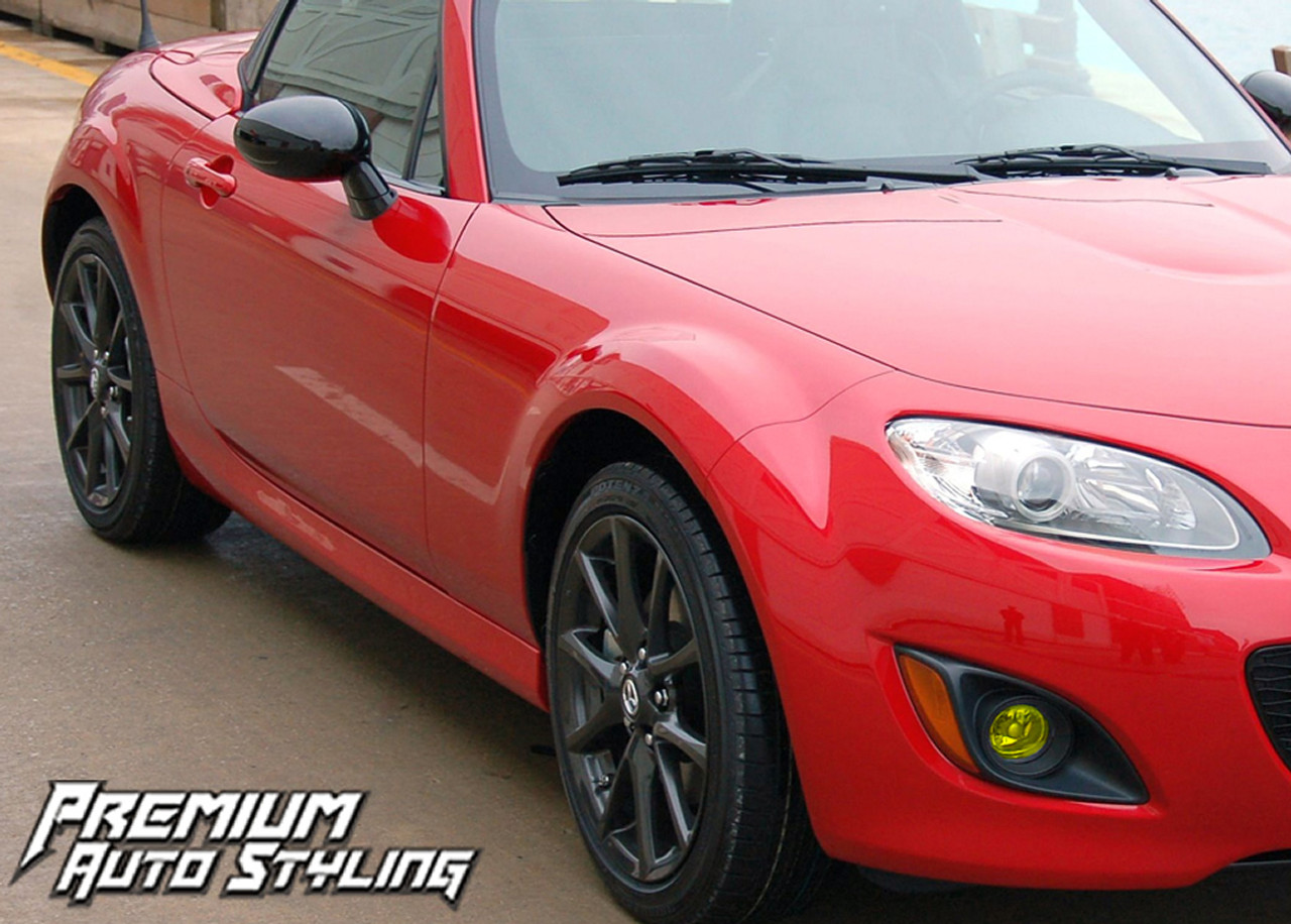 Pre-Cut Fog Light Vinyl Overlays | 2009-2012 Mazda MX5 Miata) - Premium  Auto Styling