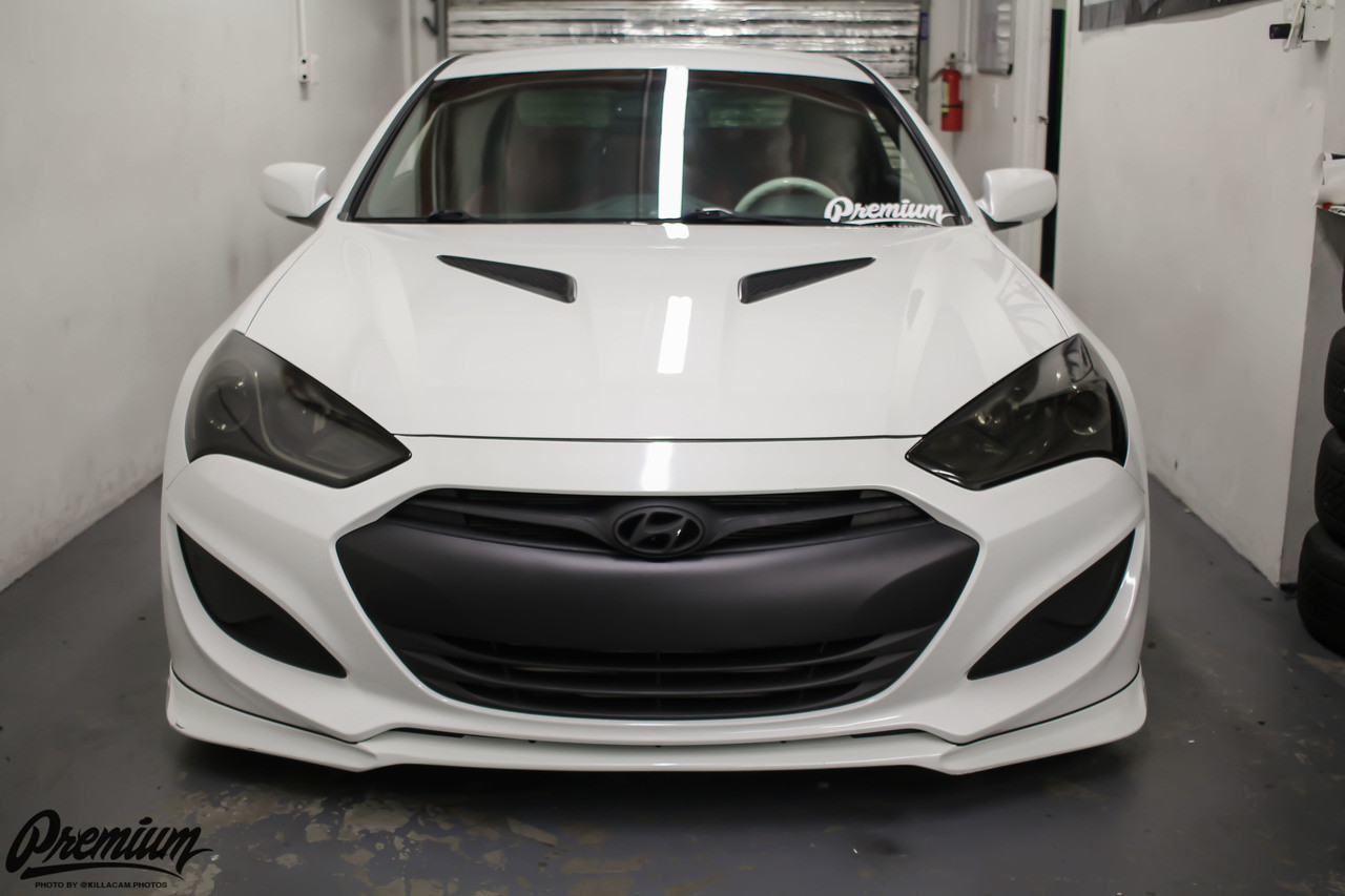 Pre- Cut Fog Light Tint Overlay  2013-2017 Hyundai Genesis Coupe