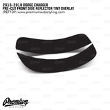 Smoked Front Side Reflector Tint Overlays - Smoke Tint | 2015-2022 Dodge Charger Smoked Front Side Reflector Tint Overlays - Smoke Tint | 2015-2022 Dodge Charger