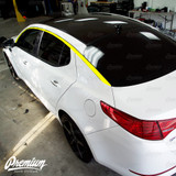 Window Trim Chrome Delete Kit - Gloss Black Vinyl Trim Roll | Kia Optima 2010-2015 Window Trim Chrome Delete Kit - Gloss Black Vinyl Trim Roll | Kia Optima 2010-2015