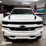 The Dominator Hood Stripe Kit v5 Vinyl Overlay - Multiple Colors Available | Chevy Silverado 2016-2018 The Dominator Hood Stripe Kit v5 Vinyl Overlay - Multiple Colors Available | Chevy Silverado 2016-2018