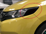 Headlight Amber Delete Gloss Black Vinyl Overlay | 2015-2019 Honda FIT Headlight Amber Delete Gloss Black Vinyl Overlay | 2015-2019 Honda FIT
